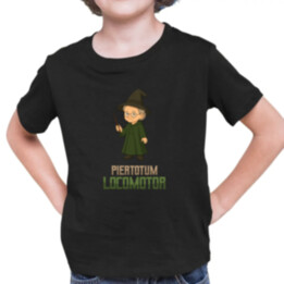 Piertotum Locomotor - Minerwa McGonagall - detské tričko s potlačou pre fanúšikov série Harry Potter