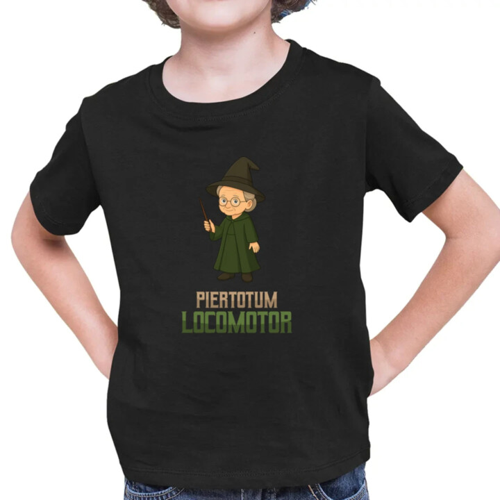 Piertotum Locomotor - Minerwa McGonagall - detské tričko s potlačou pre fanúšikov série Harry Potter