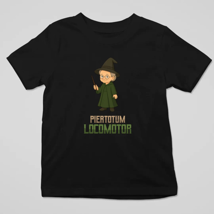 Piertotum Locomotor - Minerwa McGonagall - detské tričko s potlačou pre fanúšikov série Harry Potter