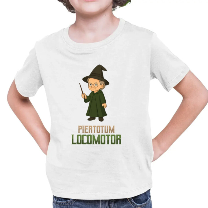 Piertotum Locomotor - Minerwa McGonagall - detské tričko s potlačou pre fanúšikov série Harry Potter
