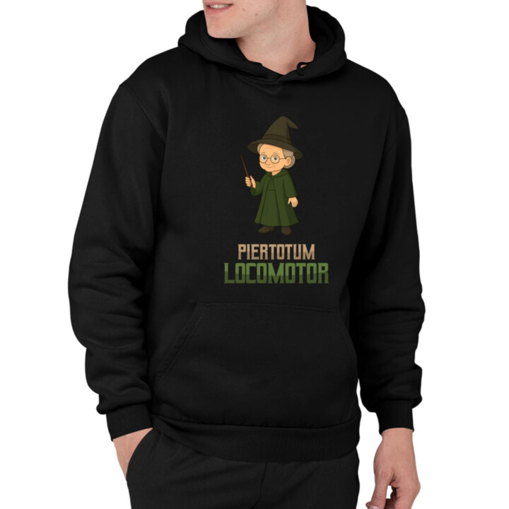 Piertotum Locomotor - Minerwa McGonagall  - pánska mikina s potlačou pre fanúšikov série Harry Potter