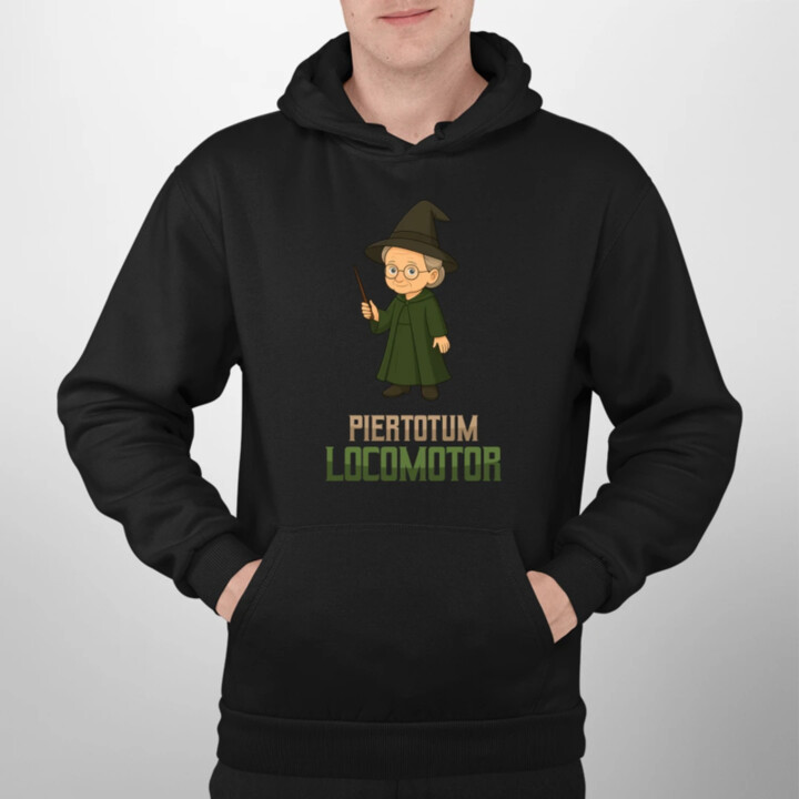 Piertotum Locomotor - Minerwa McGonagall  - pánska mikina s potlačou pre fanúšikov série Harry Potter