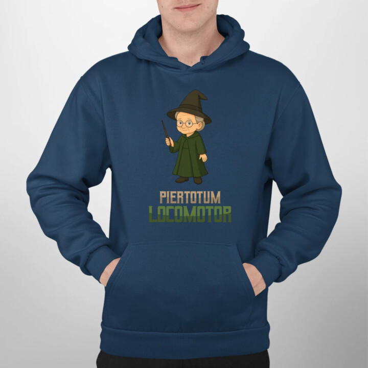 Piertotum Locomotor - Minerwa McGonagall  - pánska mikina s potlačou pre fanúšikov série Harry Potter