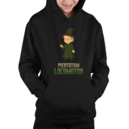 Piertotum Locomotor - Minerwa McGonagall - detská mikina s kapucňou pre fanúšikov série Harry Potter