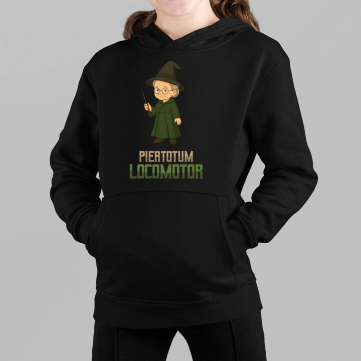 Piertotum Locomotor - Minerwa McGonagall - detská mikina s kapucňou pre fanúšikov série Harry Potter
