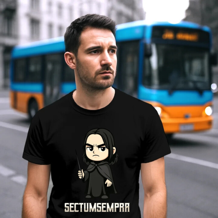 Sectumsempra - Severus Snape - pánske tričko s potlačou pre fanúšikov série Harry Potter