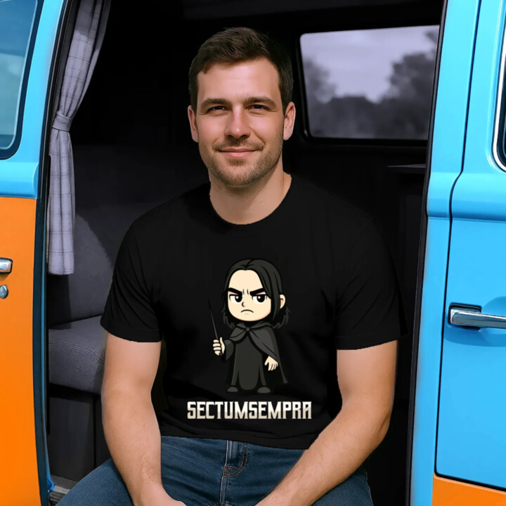 Sectumsempra - Severus Snape - pánske tričko s potlačou pre fanúšikov série Harry Potter