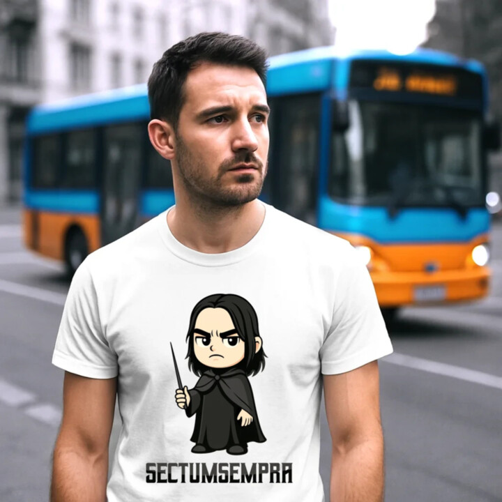 Sectumsempra - Severus Snape - pánske tričko s potlačou pre fanúšikov série Harry Potter