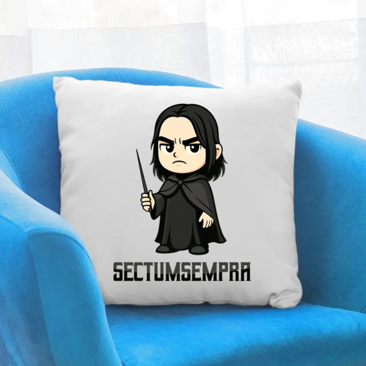 Sectumsempra - Severus Snape - vankúš s potlačou pre fanúšikov série Harry Potter