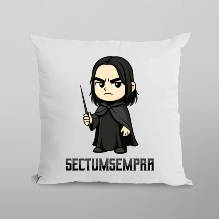 Sectumsempra - Severus Snape - vankúš s potlačou pre fanúšikov série Harry Potter