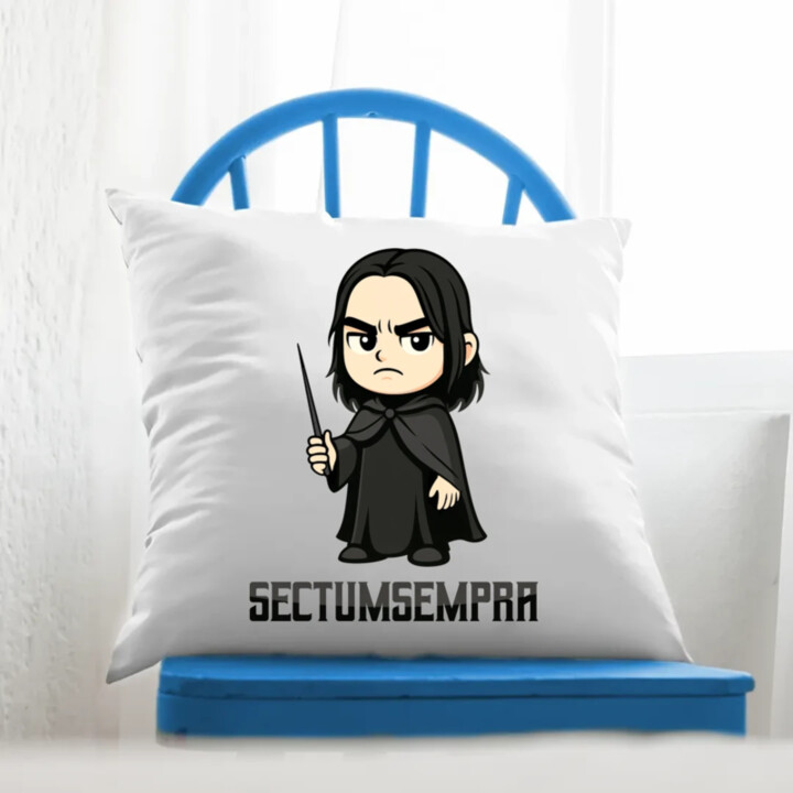 Sectumsempra - Severus Snape - vankúš s potlačou pre fanúšikov série Harry Potter