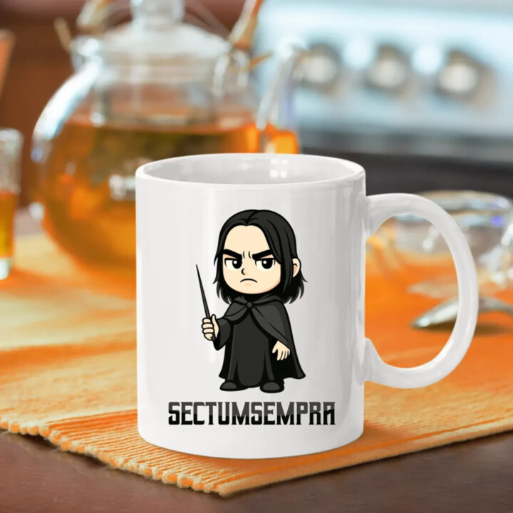 Sectumsempra - Severus Snape - keramický hrnček s potlačou pre fanúšikov série Harry Potter