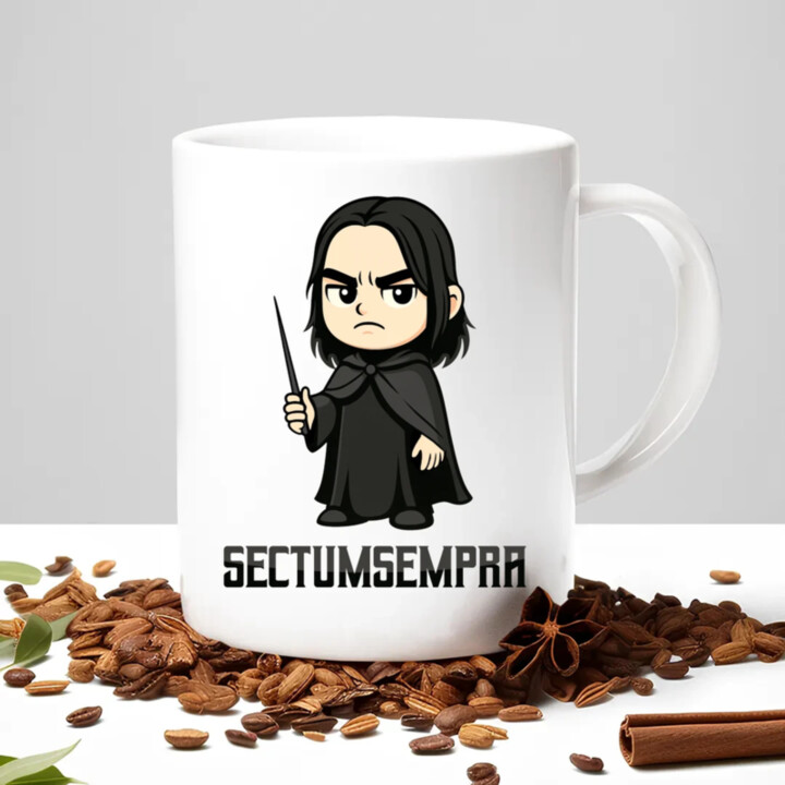 Sectumsempra - Severus Snape - keramický hrnček s potlačou pre fanúšikov série Harry Potter