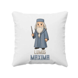 Lumos Maxima - Albus Dumbledore - vankúš s potlačou pre fanúšikov série Harry Potter