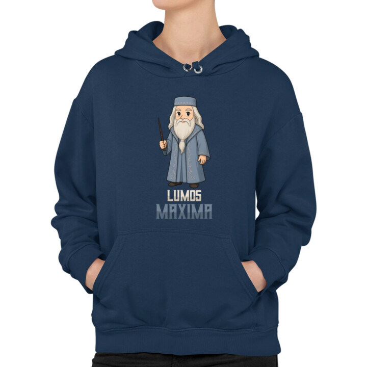 Lumos Maxima - Albus Dumbledore  - dámska mikina s potlačou pre fanúšikov série Harry Potter