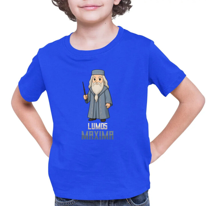 Lumos Maxima - Albus Dumbledore - detské tričko s potlačou pre fanúšikov série Harry Potter