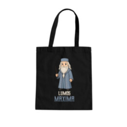 Lumos Maxima - Albus Dumbledore - taška s potlačou pre fanúšikov série Harry Potter