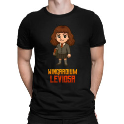 Wingardium Leviosa - Hermiona Granger - pánske tričko s potlačou pre fanúšikov série Harry Potter