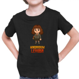 Wingardium Leviosa - Hermiona Granger - detské tričko s potlačou pre fanúšikov série Harry Potter