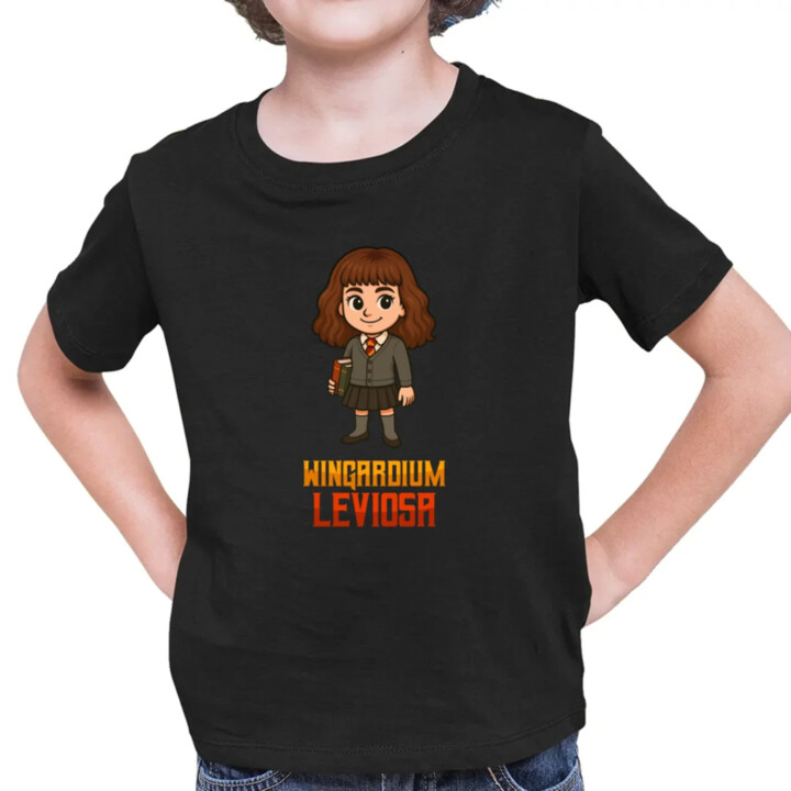Wingardium Leviosa - Hermiona Granger - detské tričko s potlačou pre fanúšikov série Harry Potter