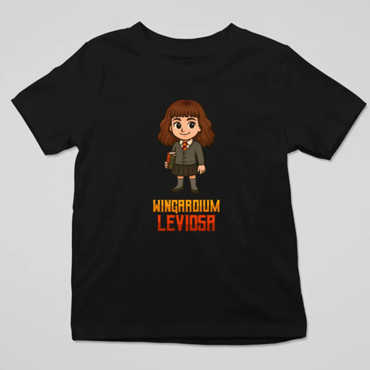 Wingardium Leviosa - Hermiona Granger - detské tričko s potlačou pre fanúšikov série Harry Potter