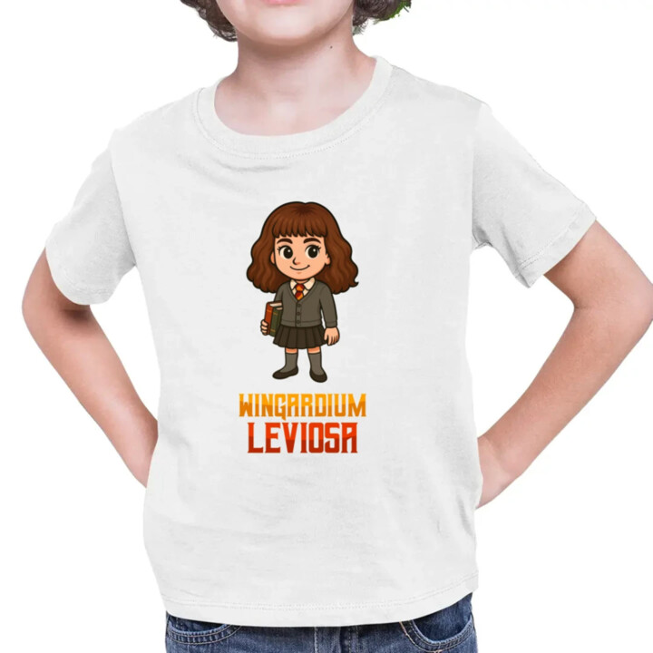 Wingardium Leviosa - Hermiona Granger - detské tričko s potlačou pre fanúšikov série Harry Potter