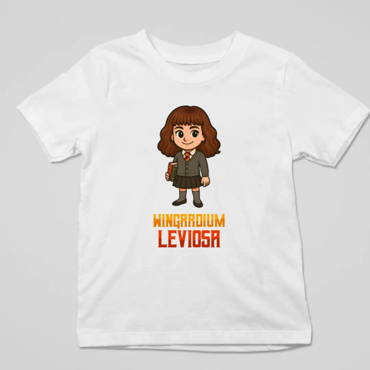 Wingardium Leviosa - Hermiona Granger - detské tričko s potlačou pre fanúšikov série Harry Potter