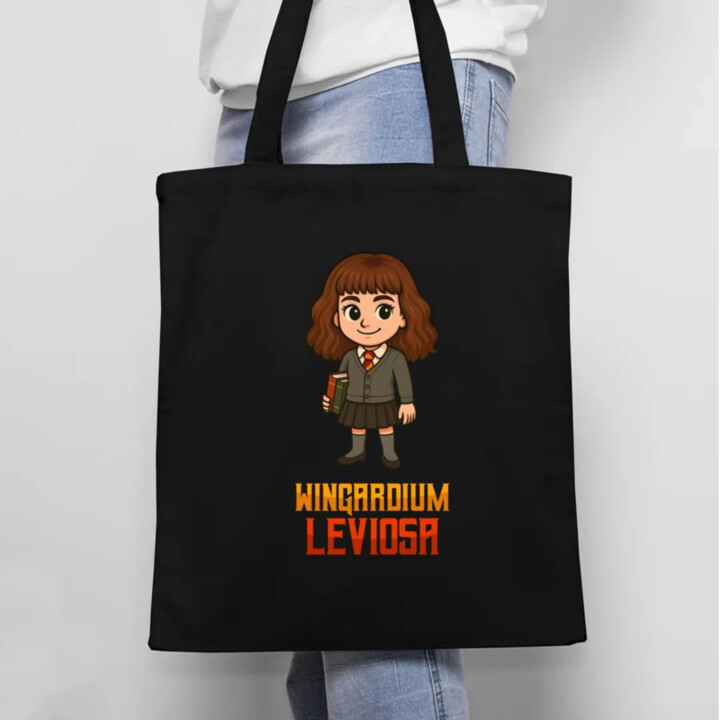 Wingardium Leviosa - Hermiona Granger - taška s potlačou