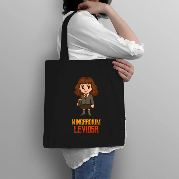 Wingardium Leviosa - Hermiona Granger - taška s potlačou