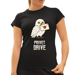 Privet Drive - Hedwiga - dámske tričko s potlačou pre fanúšikov série Harry Potter