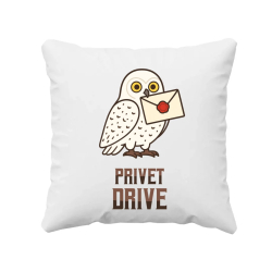 Privet Drive - Hedwiga - vankúš s potlačou pre fanúšikov série Harry Potter