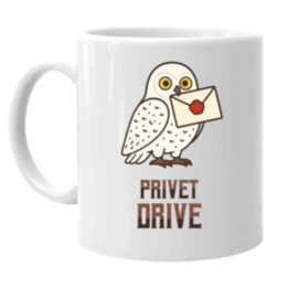Privet Drive - Hedwiga - keramický hrnček s potlačou pre fanúšikov série Harry Potter
