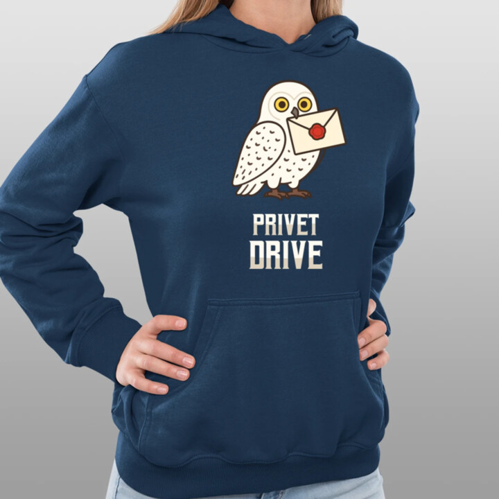 Privet Drive - Hedwiga  - dámska mikina s potlačou pre fanúšikov série Harry Potter