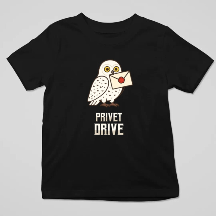Privet Drive - Hedwiga - detské tričko s potlačou pre fanúšikov série Harry Potter