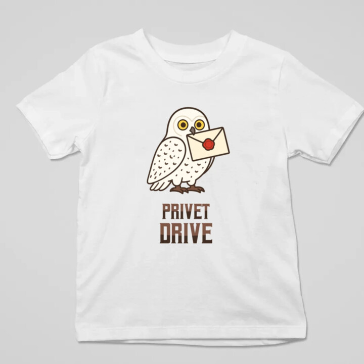 Privet Drive - Hedwiga - detské tričko s potlačou pre fanúšikov série Harry Potter