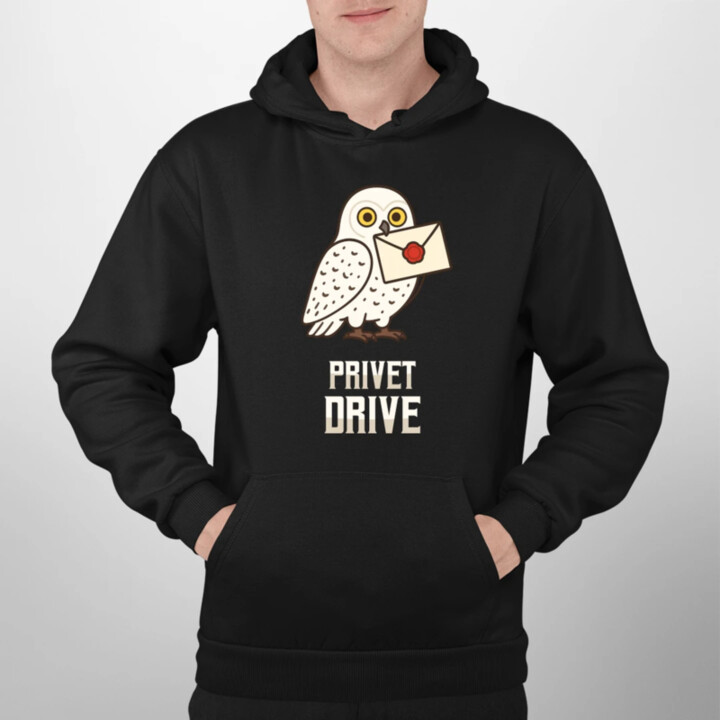 Privet Drive - Hedwiga  - pánska mikina s potlačou pre fanúšikov série Harry Potter