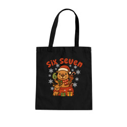 Six seven 67 - Italian Brainrot - Vianočná kapybara - taška s potlačou