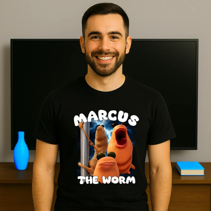 Marcus the worm - pánske tričko s potlačou