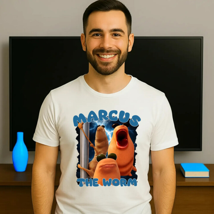 Marcus the worm - pánske tričko s potlačou