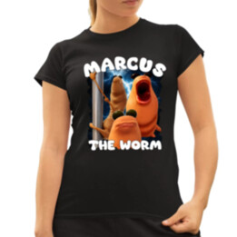 Marcus the worm - dámske tričko s potlačou