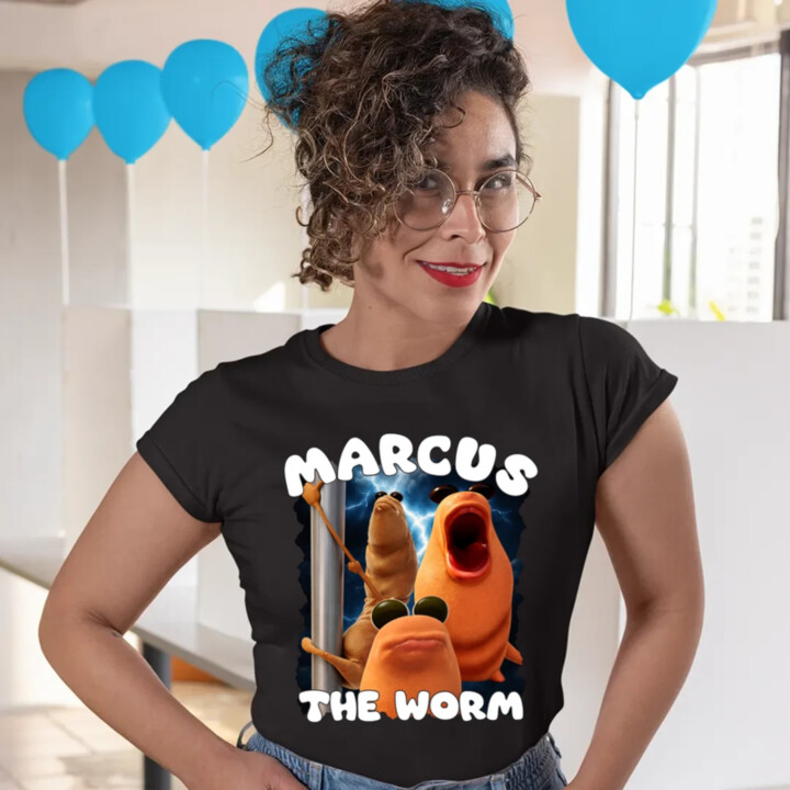 Marcus the worm - dámske tričko s potlačou