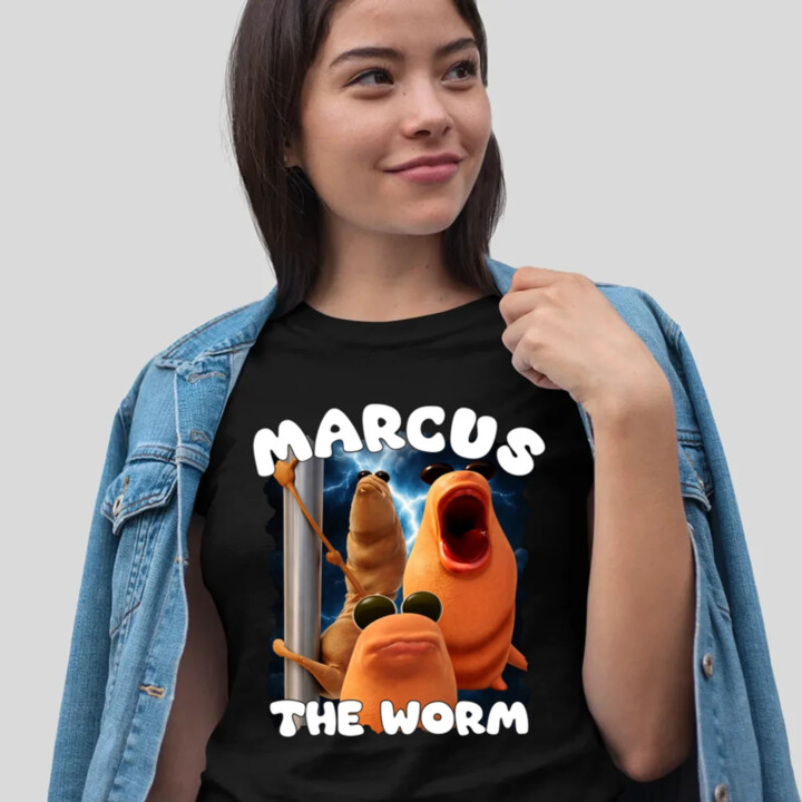Marcus the worm - dámske tričko s potlačou