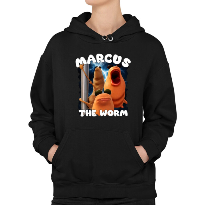 Marcus the worm  - dámska mikina s potlačou