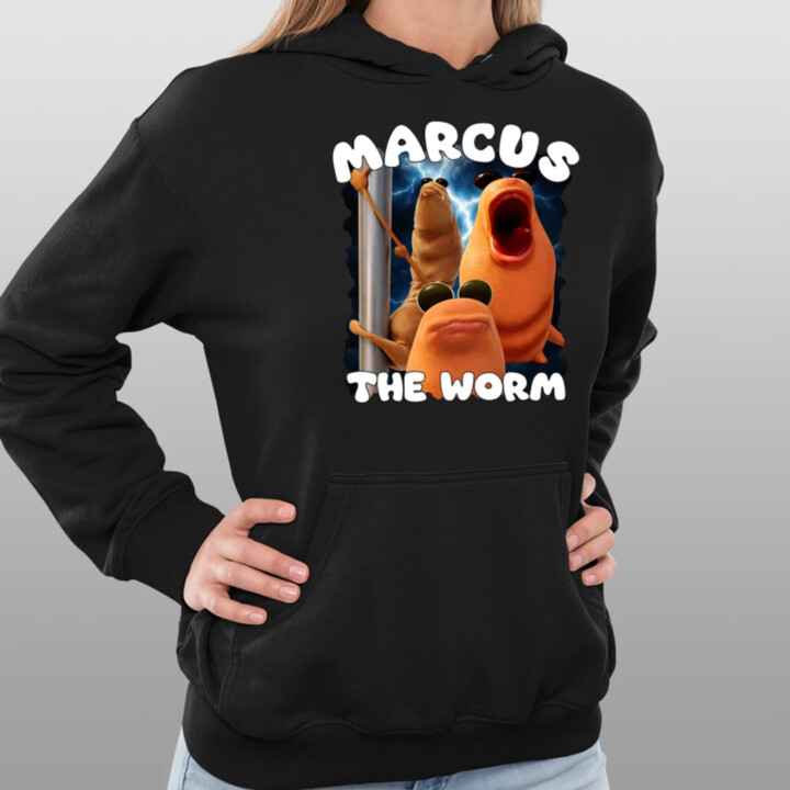 Marcus the worm  - dámska mikina s potlačou
