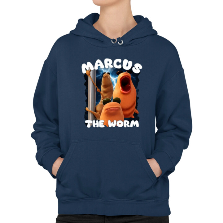 Marcus the worm  - dámska mikina s potlačou