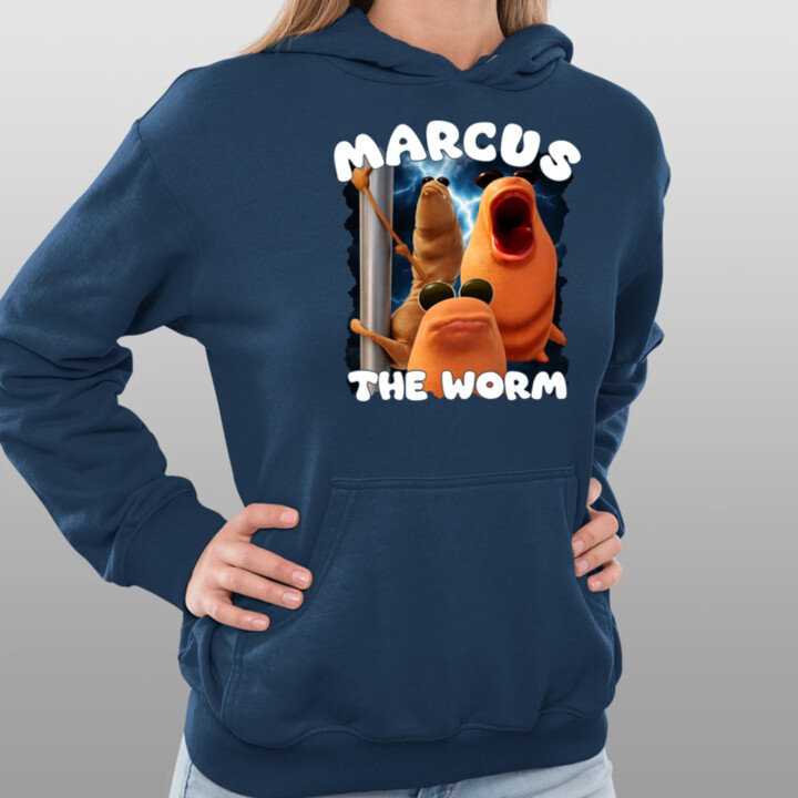 Marcus the worm  - dámska mikina s potlačou