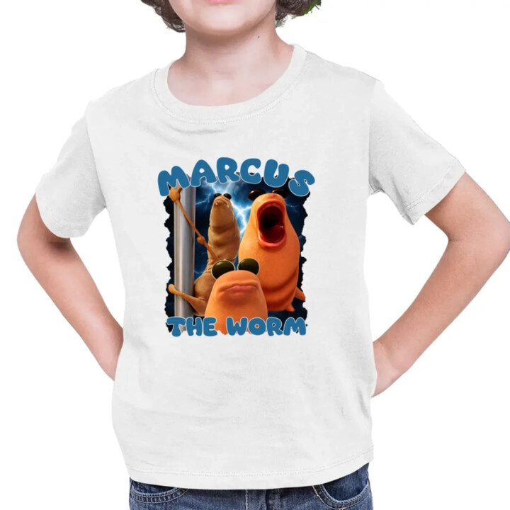Marcus the worm - detské tričko s potlačou