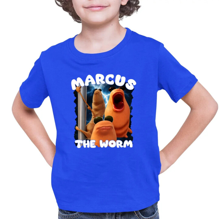 Marcus the worm - detské tričko s potlačou