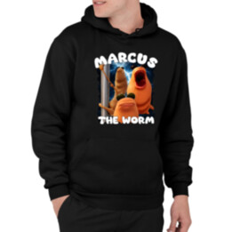 Marcus the worm  - pánska mikina s potlačou