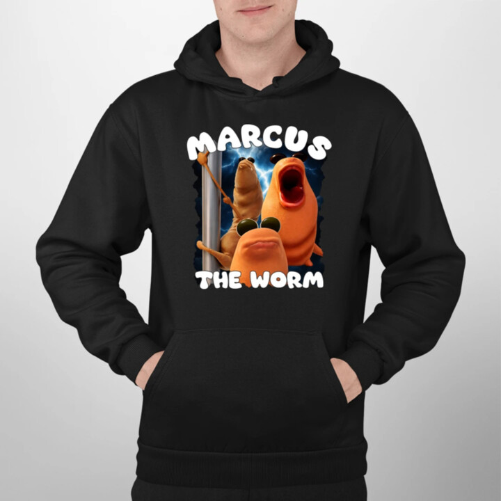 Marcus the worm  - pánska mikina s potlačou